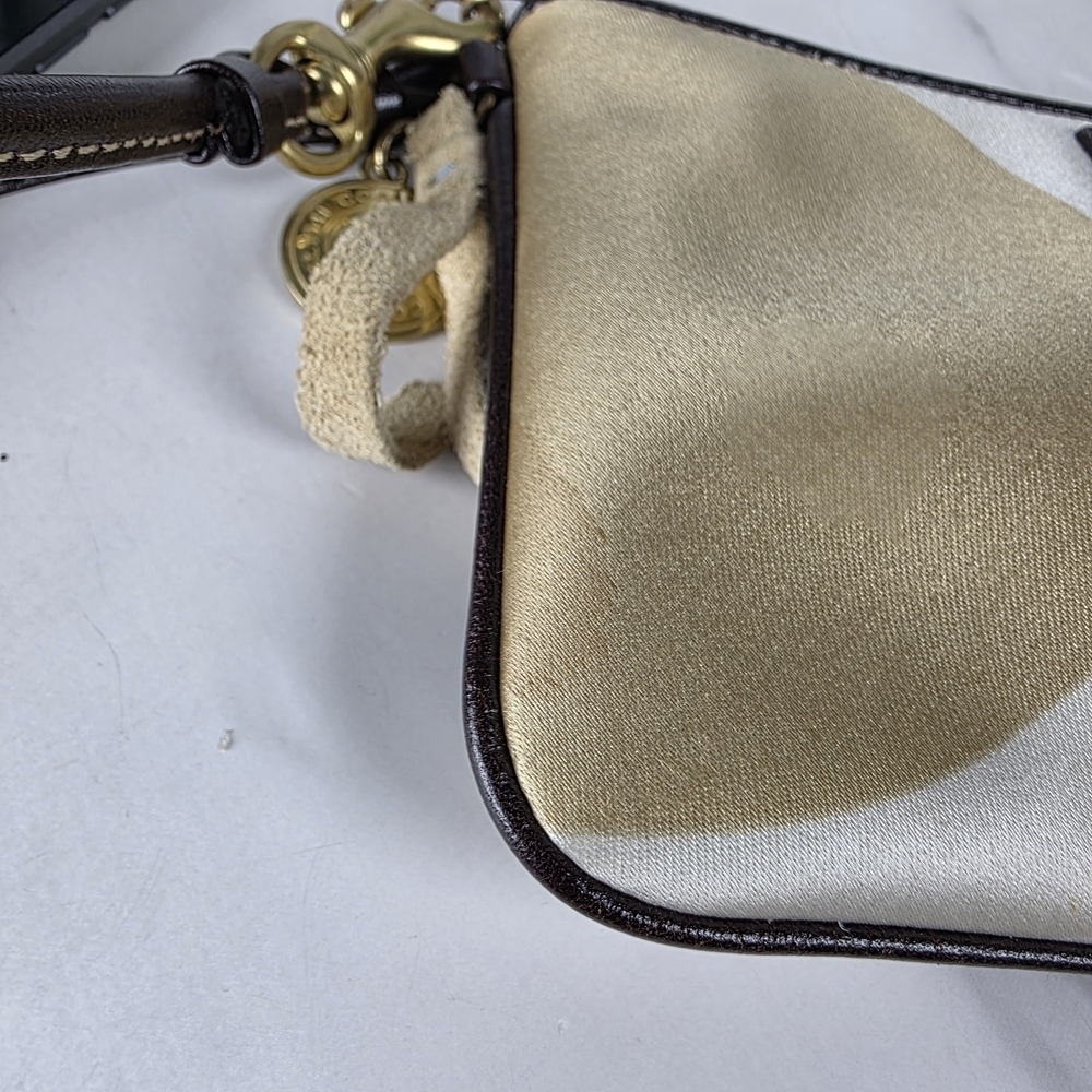 Coach Tan, Brown, and Blue Wristlet‎ - Picture 10 of 11